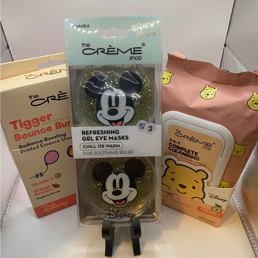 Disney x the Creme -Pamper pack,  cleansing wipes, eye masks, sheet masks